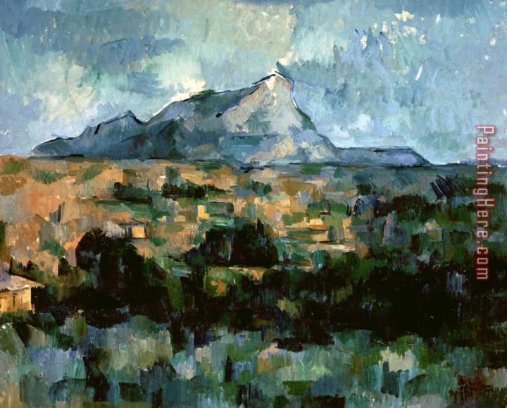 Paul Cezanne Montagne Sainte Victoire 1904 06 Oil on Canvas